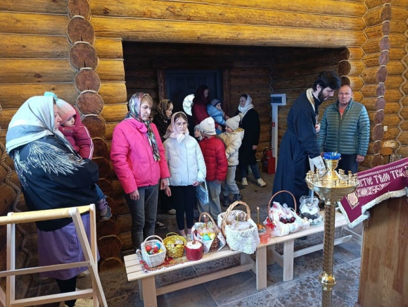 Освящение Пасхальной снеди_3
