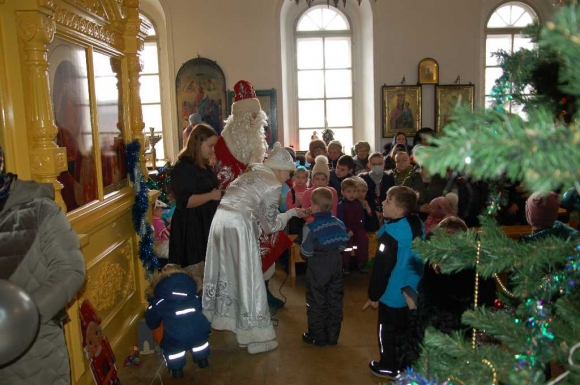 Рождественская елка для детей в Преображенском Храме с. Бужарово _25
